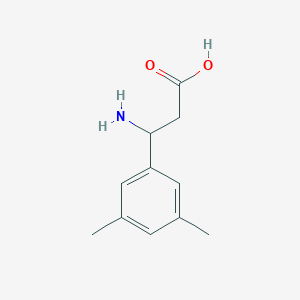 molecular formula C11H15NO2 B1636377 3-(3,5-Dimethylphenyl)-beta-alanine CAS No. 293330-11-7