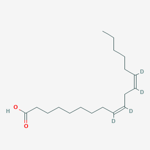 molecular formula C18H32O2 B163651 9Z,12Z-十八二烯-9,10,12,13-D4酸 CAS No. 79050-23-0
