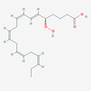 molecular formula C20H30O4 B163660 5(S)-HpEPE CAS No. 143292-98-2