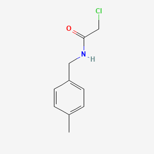 molecular formula C10H12ClNO B1636606 2-chloro-N-(4-methylbenzyl)acetamide CAS No. 70110-30-4