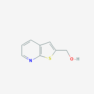 molecular formula C8H7NOS B163663 Thieno[2,3-b]pyridin-2-ylmethanol CAS No. 131337-81-0