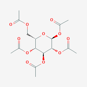 molecular formula C16H22O11 B163664 PENTA-O-ACETYL-A-L-IDOPYRANOSE CAS No. 16299-15-3