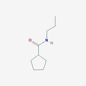 molecular formula C9H17NO B1636687 N-propylcyclopentanecarboxamide 