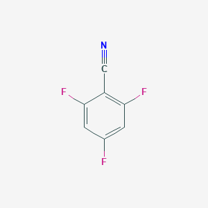 molecular formula C7H2F3N B016367 2,4,6-Trifluorobenzonitrile CAS No. 96606-37-0