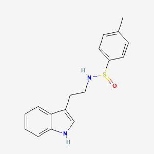 molecular formula C17H18N2OS B1636740 N-[2-(1H-indol-3-yl)ethyl]-4-methylbenzenesulfinamide 