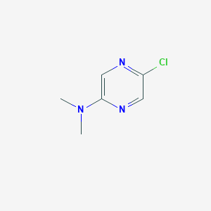 molecular formula C6H8ClN3 B163675 5-chloro-N,N-dimethylpyrazin-2-amine CAS No. 136309-13-2