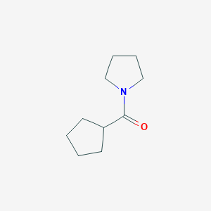 molecular formula C10H17NO B1636760 Cyclopentyl(pyrrolidin-1-yl)methanone 