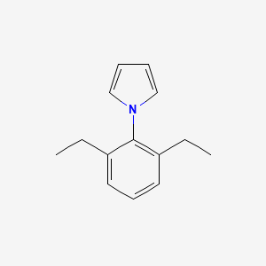 molecular formula C14H17N B1636768 1-(2,6-diethylphenyl)-1H-pyrrole CAS No. 881041-50-5