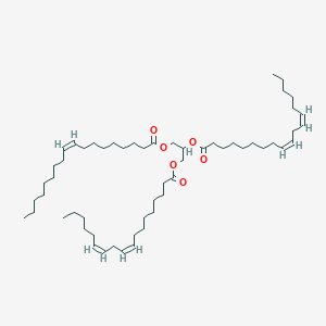 molecular formula C₅₇H₁₀₀O₆ B016368 1,2-Dilinoleoyl-3-oleoyl-rac-glycerol CAS No. 2190-21-8
