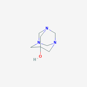 molecular formula C7H13N3O B163681 1,3,5-Triazatricyclo[3.3.1.13,7]decan-7-OL CAS No. 130267-10-6