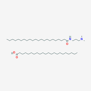 molecular formula C49H100N2O3 B163683 Behenamidopropyl dimethylamine behenate CAS No. 125804-04-8