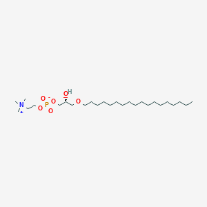 molecular formula C26H56NO6P B163687 1-O-Octadecyl-SN-glycero-3-phosphocholine CAS No. 74430-89-0