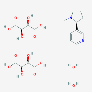 molecular formula C18H30N2O14 B016369 Nicotine bitartrate CAS No. 6019-06-3
