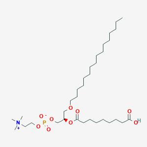 molecular formula C33H66NO9P B163690 Azelaoyl PAF CAS No. 354583-69-0