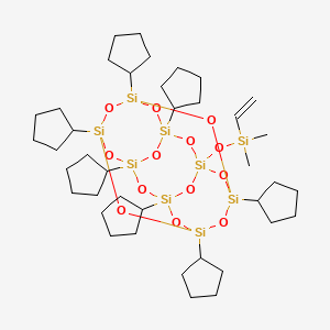 molecular formula C39H72O13Si9 B1636977 PSS-(DIMETHYLVINYLSILYLOXY)-HEPTACYCLOP& 