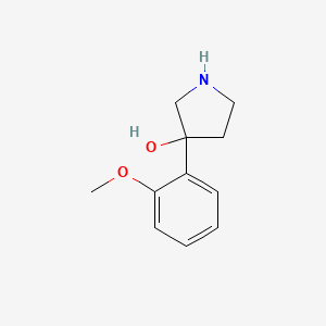 3-(2-Methoxyphenyl)pyrrolidin-3-ol