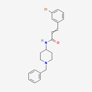 N-(1-benzylpiperidin-4-yl)-3-(3-bromophenyl)prop-2-enamide