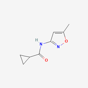 N-(5-methyl-1,2-oxazol-3-yl)cyclopropanecarboxamide