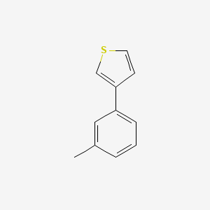molecular formula C11H10S B1637118 3-(3-Methylphenyl)thiophene 
