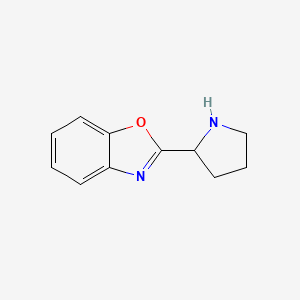 B1637171 2-Pyrrolidin-2-yl-1,3-benzoxazole CAS No. 885461-58-5