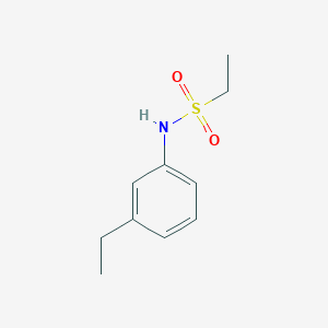 molecular formula C10H15NO2S B1637278 N-(3-ethylphenyl)ethanesulfonamide 