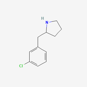 molecular formula C11H14ClN B1637313 2-(3-Chlorobenzyl)pyrrolidine CAS No. 383127-29-5