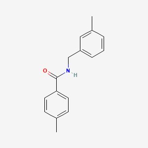 molecular formula C16H17NO B1637335 4-Methyl-N-(3-methylbenzyl)benzamide 