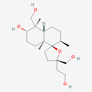 molecular formula C20H36O5 B163734 Lagochilin CAS No. 131898-43-6