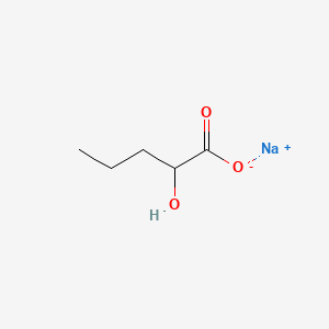 molecular formula C5H9NaO3 B1637353 Sodium 2-hydroxypentanoate CAS No. 84176-70-5