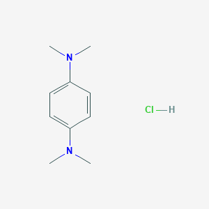 molecular formula C10H17ClN2 B163739 1-N,1-N,4-N,4-N-tetramethylbenzene-1,4-diamine;hydrochloride CAS No. 637-01-4