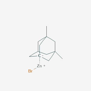 Bromozinc(1+);1,3-dimethyladamantan-7-ide