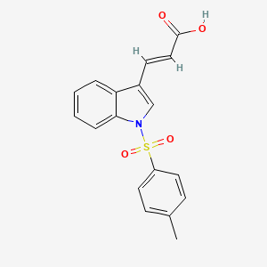 3-{1-[(4-Methylphenyl)sulfonyl]-1h-indol-3-yl}acrylic acid