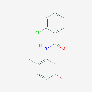 2-chloro-N-(5-fluoro-2-methylphenyl)benzamide
