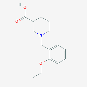 1-[(2-ethoxyphenyl)methyl]piperidine-3-carboxylic Acid