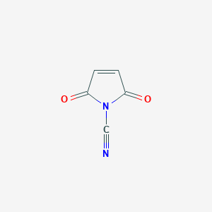 molecular formula C5H2N2O2 B163748 2,5-Dioxopyrrole-1-carbonitrile CAS No. 135205-68-4