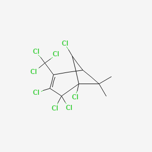3,4,4,5,7-Pentachloro-6,6-dimethyl-2-(trichloromethyl)bicyclo[3.1.1]hept-2-ene