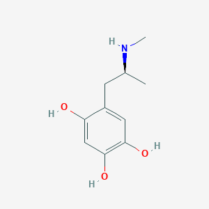 molecular formula C10H15NO3 B163752 5-[(2S)-2-(methylamino)propyl]benzene-1,2,4-triol CAS No. 136706-32-6