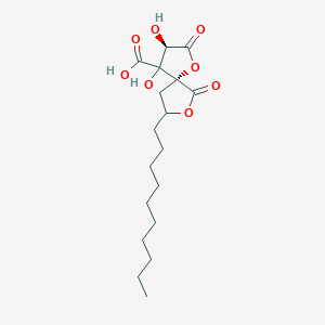 molecular formula C18H28O8 B163754 Cinatrin B CAS No. 136266-34-7