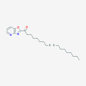 molecular formula C24H34N2O2 B163755 1-Oxazolo[4,5-b]pyridin-2-yl-9-octadecyn-1-one CAS No. 288862-89-5