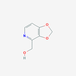 molecular formula C7H7NO3 B163759 1,3-Dioxolo[4,5-C]pyridine-4-methanol CAS No. 139645-23-1
