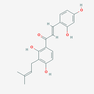 molecular formula C20H20O5 B016376 Morachalcone A CAS No. 76472-88-3