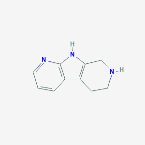 molecular formula C10H11N3 B163762 5,8,10-triazatricyclo[7.4.0.02,7]trideca-1(9),2(7),10,12-tetraene CAS No. 1354893-21-2