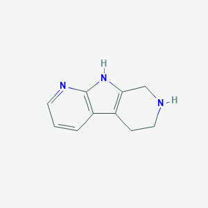 molecular formula C10H11N3 B163762 6,7,8,9-四氢-5H-吡咯并[2,3-b:5,4-c']二吡啶 CAS No. 1354893-21-2