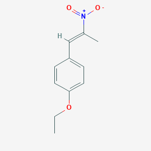 molecular formula C11H13NO3 B163764 1-ethoxy-4-[(E)-2-nitroprop-1-enyl]benzene CAS No. 134040-23-6