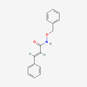 molecular formula C16H15NO2 B1637673 Cinnamamide, N-(benzyloxy)- 