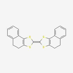 molecular formula C22H16S4 B1637674 Bis(4,5-dihydronaphtho[1,2-d])tetrathiafulvalene 