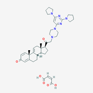 molecular formula C41H54N6O6 B163772 U-74389G maleate CAS No. 153190-29-5