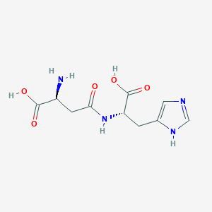 molecular formula C10H14N4O5 B1637750 Beta-Asp-His 