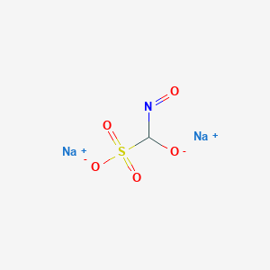 molecular formula CHNNa2O5S B163776 Disodium nitroso(oxido)methanesulfonate CAS No. 61142-90-3
