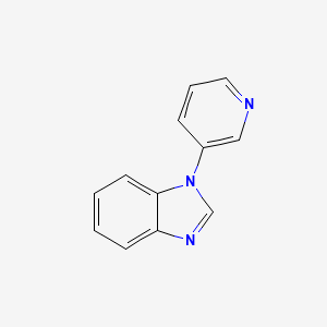 molecular formula C12H9N3 B1637791 1-(Pyridin-3-yl)-1H-benzo[d]imidazole 